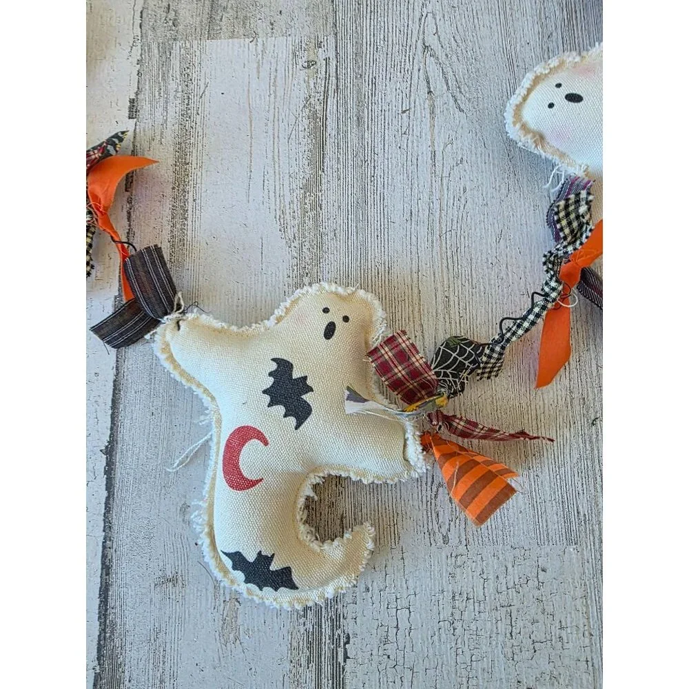 Ghost Garland‎ shabby chic bats cute decor Halloween